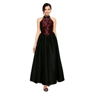 Angvns Gothic Glam Vampy Formal  Gown Size Medium